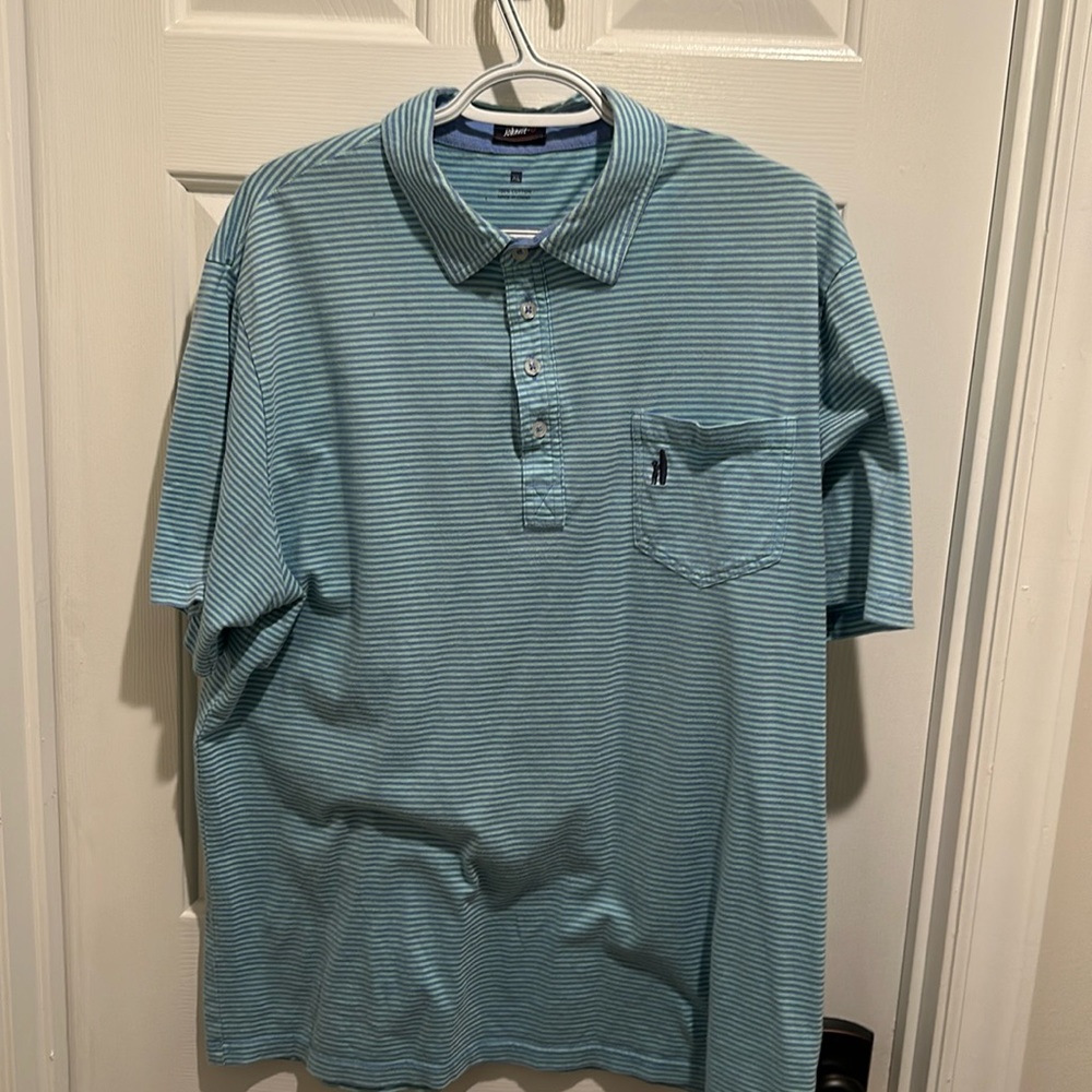 Mens XL Johnnie-o west coast prep polo shirt